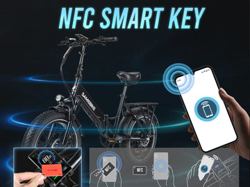 elektromos kerékpár NFC-vel