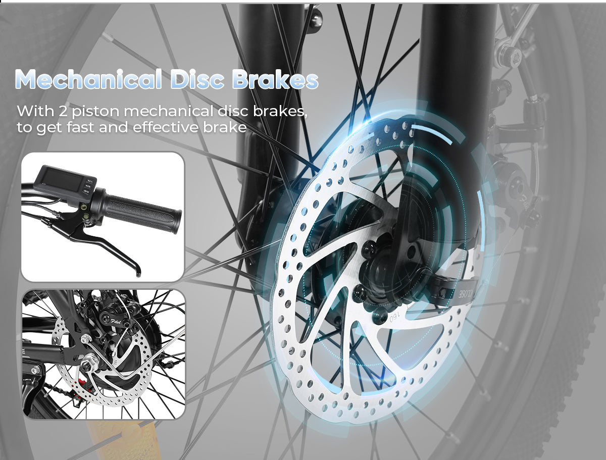CY20 Integrated Wheel Folding E-Bike