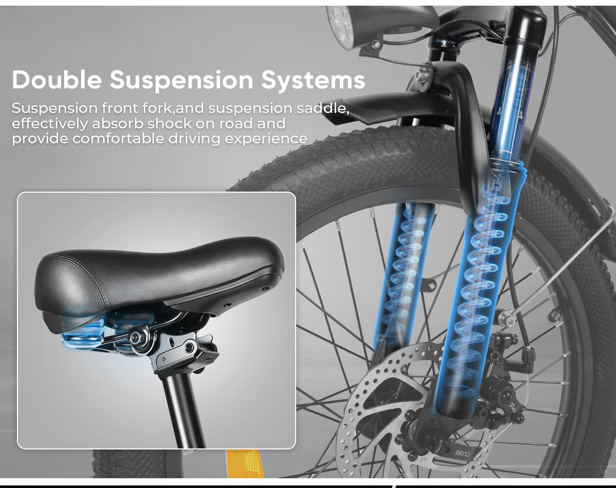 CY20 Integrated Wheel Folding E-Bike