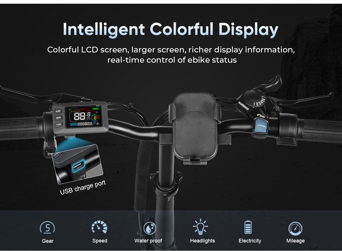 CY20 Integrated Wheel Folding E-Bike