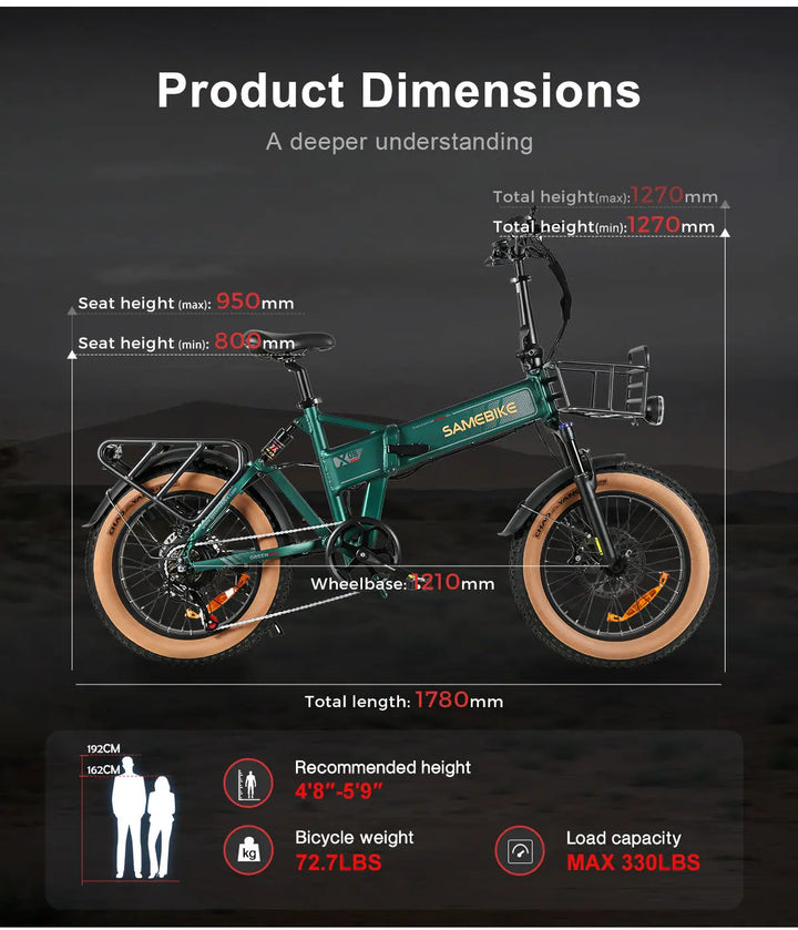 SAMEBIKE XWLX09-II 1000W 20