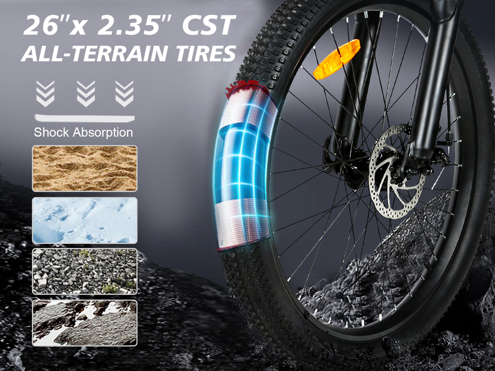 LO26-II-YD Foldable Mountain E-bike