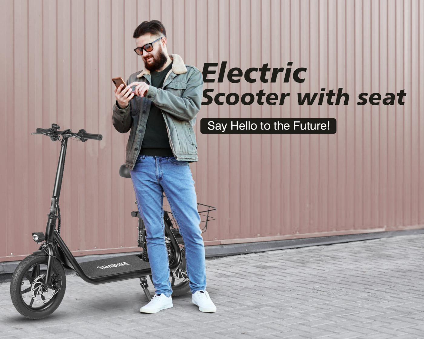 SM-C02 Foldable Electric Scooter with Seat