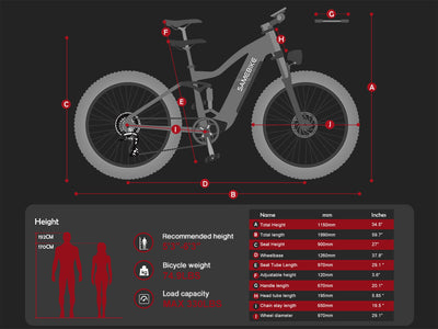 RSA08-II 1000W All Terrain Electric Bicycle