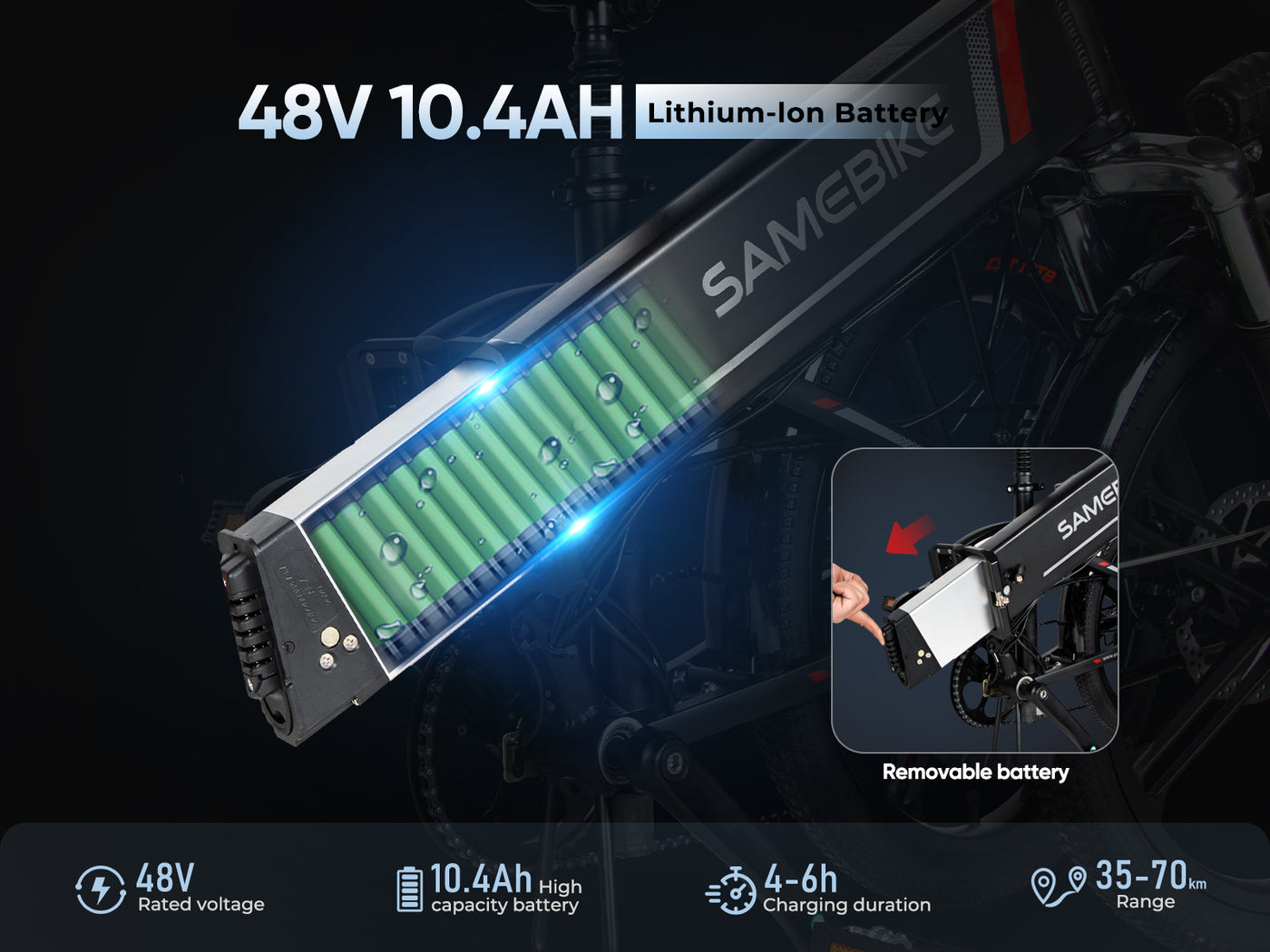 20LVXD30-II 250W Folding Electric Bike