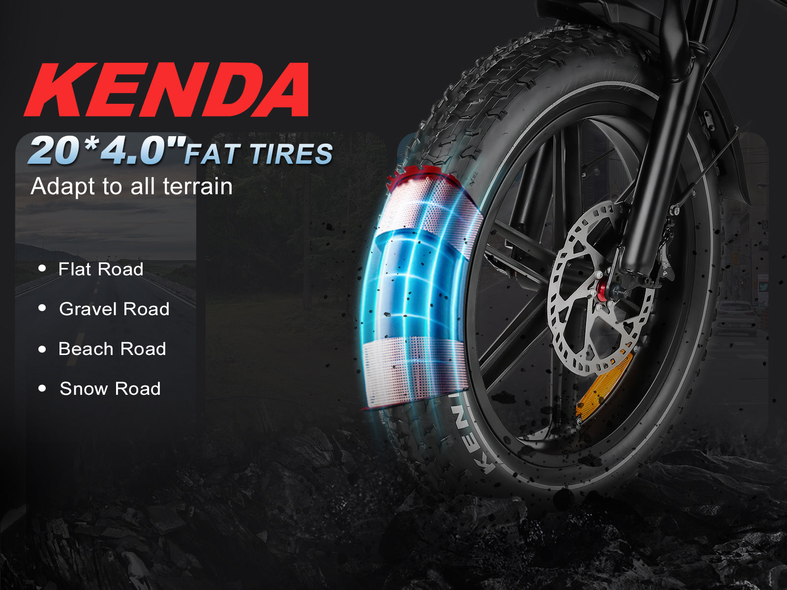 RS-A02 Plus Fat Tire Off Road Ebike