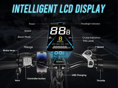 RS-A02 Pro Fat Tire Off Road E-bike