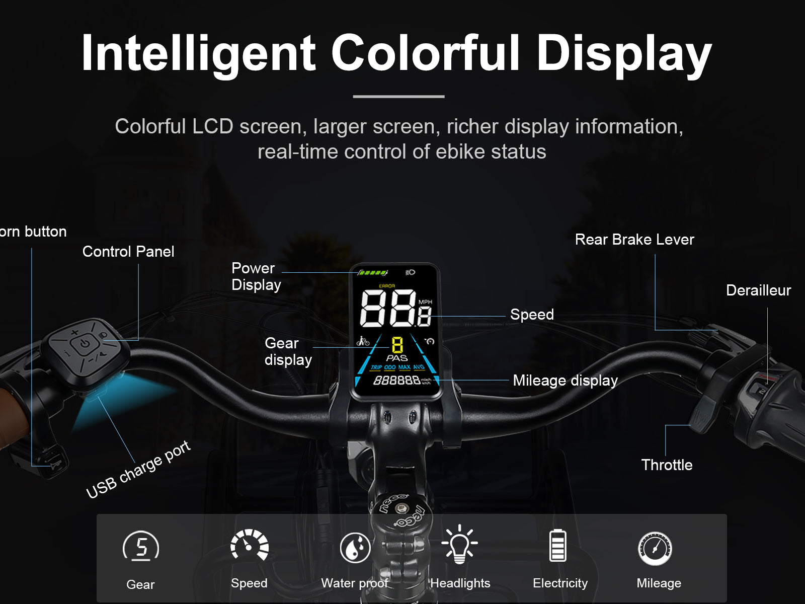 RS-A07 250W Retro Cummuter Elektrofahrrad