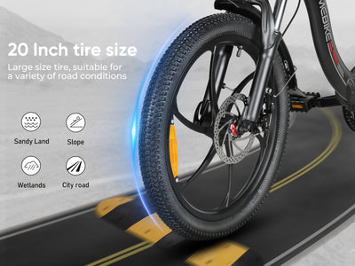 CY20 Integrated Wheel Folding E-Bike