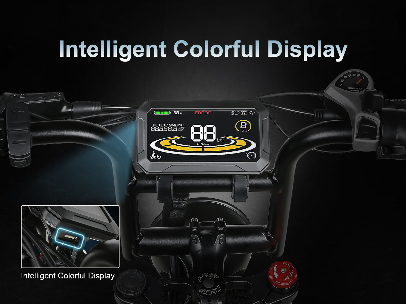 RS-A02 Plus Fat Tire Off Road Ebike