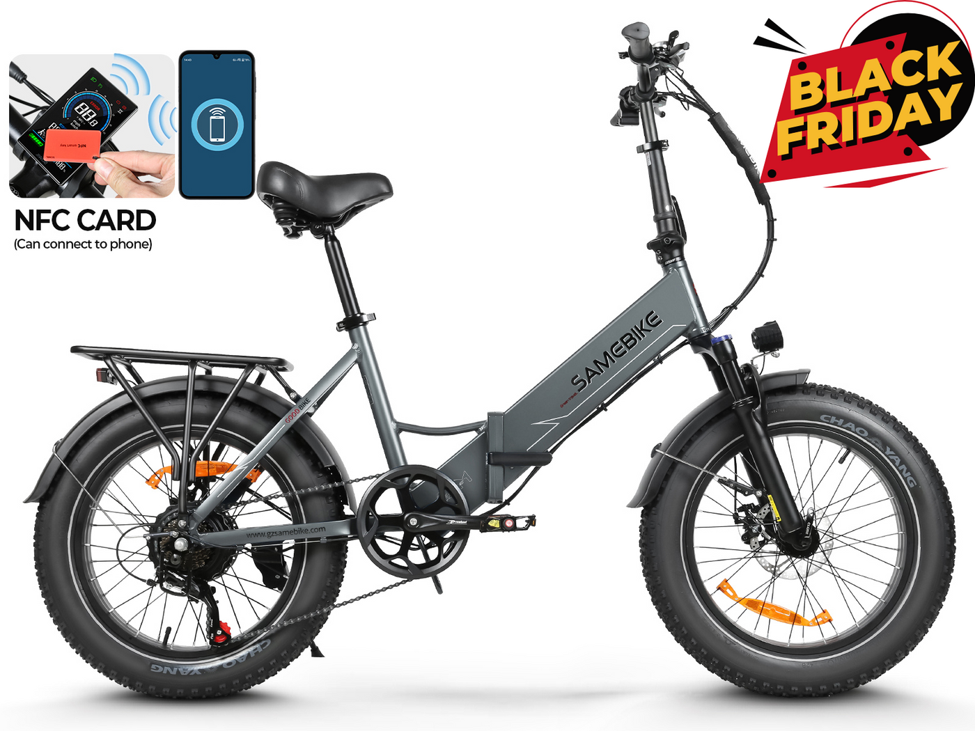 SAMEBIKE LOTDM200 II 750W 20 NFC Smart Key E bike SAMEBIKE EU