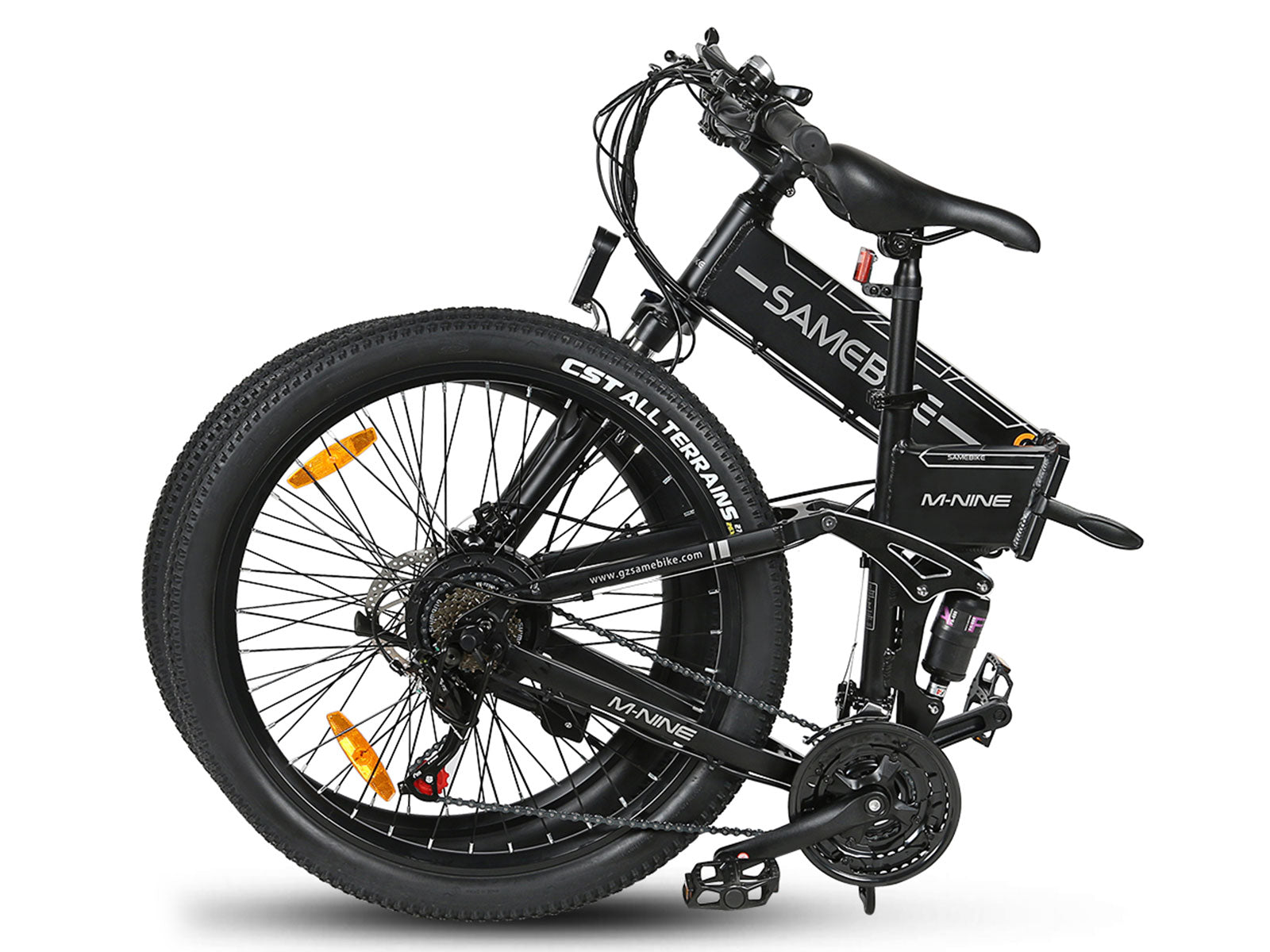 samebike foldable electric bicycle