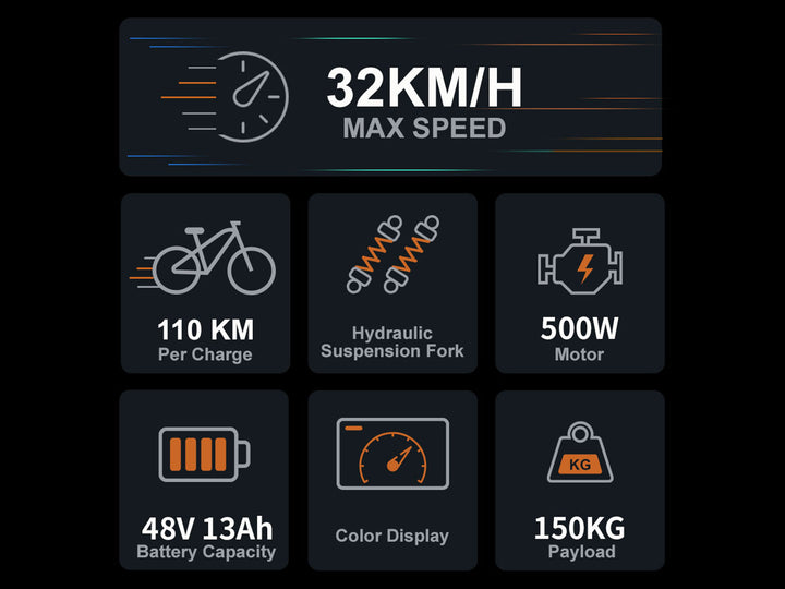 MY275 500W Electric Commuter Bike