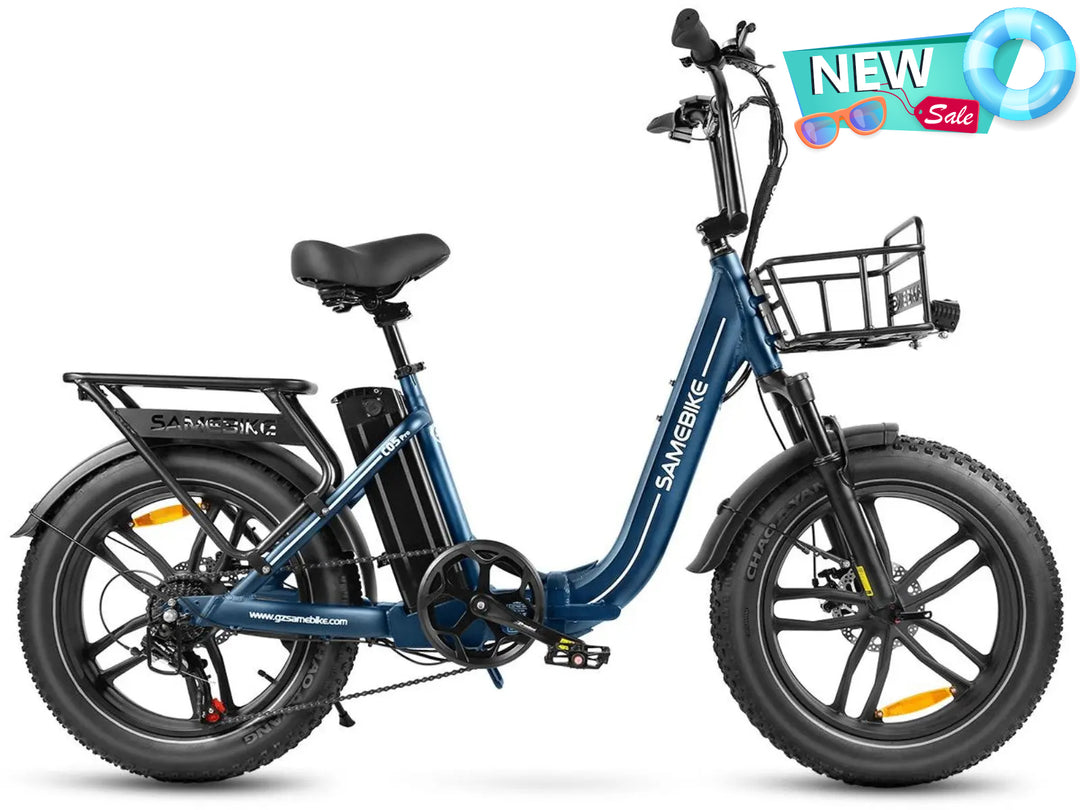 SAMEBIKE（20LVXD30-II：ブラック） 美品 スロットルあり - 自転車本体