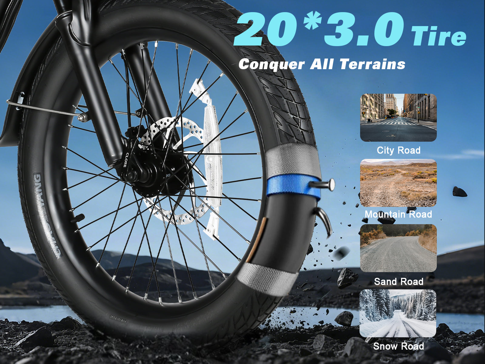 CY20 Pro Portable Commuter Electric Bike